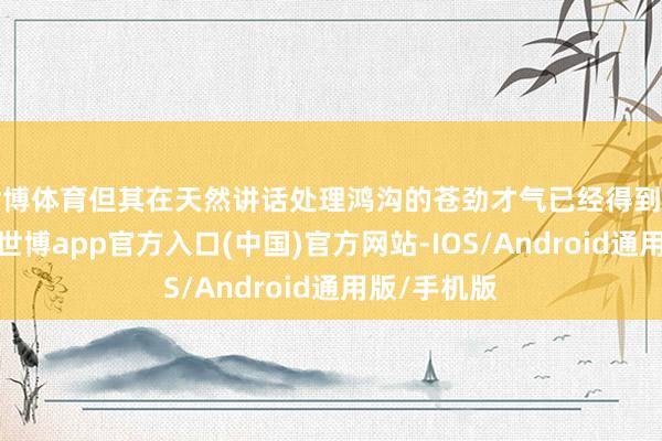 世博体育但其在天然讲话处理鸿沟的苍劲才气已经得到了庸碌认同-世博app官方入口(中国)官方网站-IOS/Android通用版/手机版