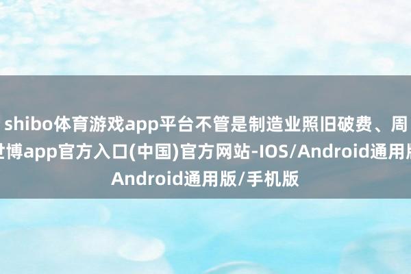 shibo体育游戏app平台不管是制造业照旧破费、周期行业-世博app官方入口(中国)官方网站-IOS/Android通用版/手机版