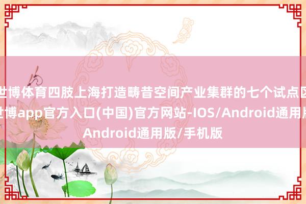 世博体育　　四肢上海打造畴昔空间产业集群的七个试点区域之一-世博app官方入口(中国)官方网站-IOS/Android通用版/手机版