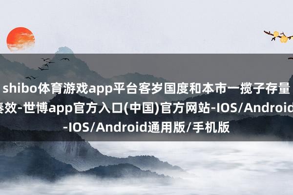 shibo体育游戏app平台客岁国度和本市一揽子存量增量计谋落地奏效-世博app官方入口(中国)官方网站-IOS/Android通用版/手机版