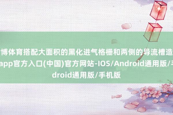 世博体育搭配大面积的黑化进气格栅和两侧的导流槽造型-世博app官方入口(中国)官方网站-IOS/Android通用版/手机版