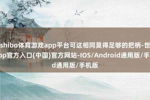 shibo体育游戏app平台可这相同莫得足够的把柄-世博app官方入口(中国)官方网站-IOS/Android通用版/手机版