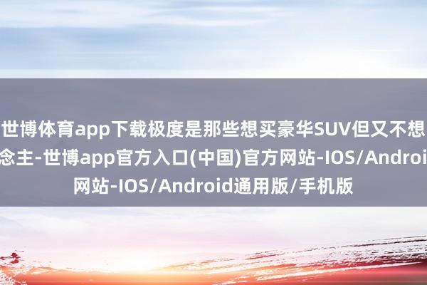 世博体育app下载极度是那些想买豪华SUV但又不想花太多钱的东说念主-世博app官方入口(中国)官方网站-IOS/Android通用版/手机版