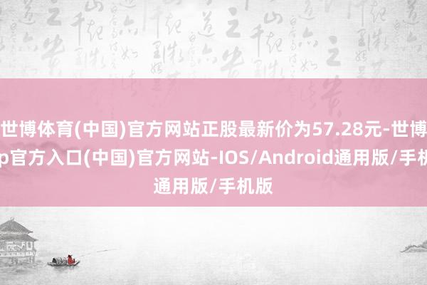 世博体育(中国)官方网站正股最新价为57.28元-世博app官方入口(中国)官方网站-IOS/Android通用版/手机版