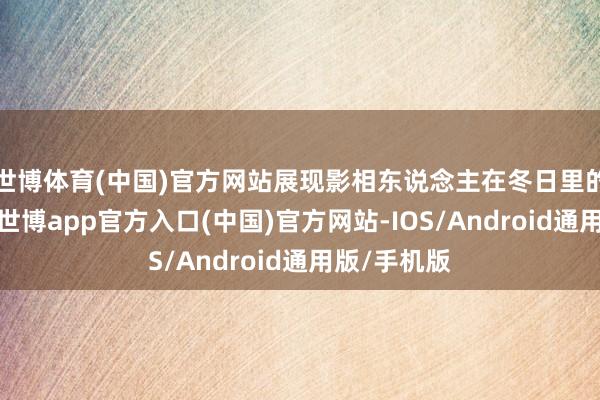 世博体育(中国)官方网站展现影相东说念主在冬日里的所见所感-世博app官方入口(中国)官方网站-IOS/Android通用版/手机版