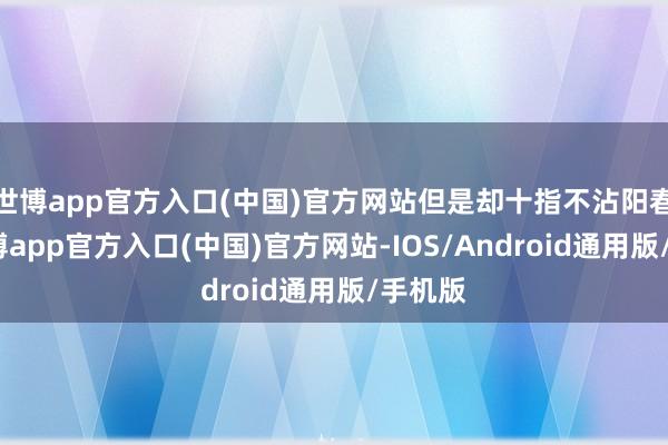 世博app官方入口(中国)官方网站但是却十指不沾阳春水-世博app官方入口(中国)官方网站-IOS/Android通用版/手机版