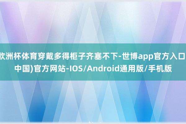 欧洲杯体育穿戴多得柜子齐塞不下-世博app官方入口(中国)官方网站-IOS/Android通用版/手机版