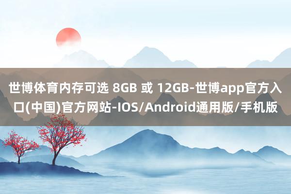 世博体育内存可选 8GB 或 12GB-世博app官方入口(中国)官方网站-IOS/Android通用版/手机版